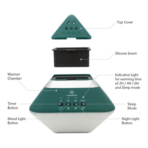 Hot Sale Aromatherapy Wax Melt burner Electric Aroma Soy Wax Melt Warmer-Diamond - Product Image 6