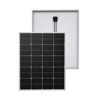 Panneau solaire monocristallin pliable personnalisable 100W Gamme 15W-300W Efficacité 22,5% Garantie 25 ans Systèmes d'énergie solaire PERC