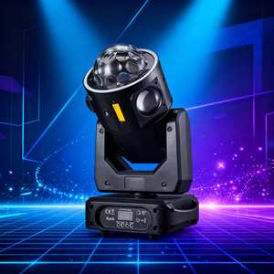 UNOXINE Projecteur à tête mobile LED DMX Flying Star Hammer pour spectacles sur scène, effet de faisceau RGBW pour clubs et hôtels - Product Image 2
