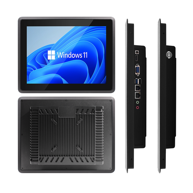 15 17 19 Inch Rugged Industrial Tablet PC Embedded Wall Mounted Industrial Fanless Panel PC