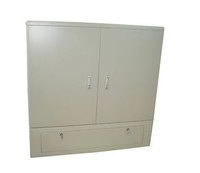 Ftth Outdoor Cabinet SMC144/288/576 Core Outdoor Cable óptico Handover Box Montado en el piso Tres redes en una caja óptica
