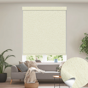 Persianas Enrollables Manuales Inalámbricas de Color Personalizado, 90% Poliéster, 10% Lino, Tela Texturizada, para Interiores de Casas Modernas - Product Image 5