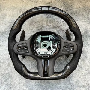 炭素繊維ステアリングホイール<span class=keywords><strong>LED</strong></span> BMW G30 G20 G01 G02 G05 G06 G07 M4 M5 F90 M8 X3 X4 X5 F40 F44 F97 F95 F96 G11 G12用 - Product Image 3