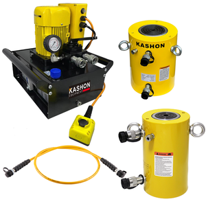 700Bar 10 30 50 100 150 300 400 500 tonnellata telescopico a doppio effetto martinetto idraulico prezzo Enerpac equivalente - Product Image 6