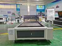 Machine de découpe laser combinée à deux têtes, laser fibre Raycus 1500W et laser CO2 300W, double chemin optique, CNC pour bois et métal