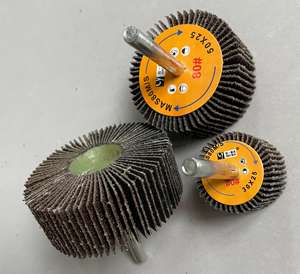 P240 Dremel stinco per ruota con lembo 2.4X1X1/4 pollici salda per rimozione della ruggine fresa lucidatura 400 pz/carta vetrata supportata da cartone - Product Image 3