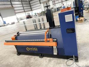 Machine à rouler les plaques en acier inoxydable galvanisé HOGI à 4 rouleaux pour rouler les sections elliptiques, les cheminées et les conduits écologiques - Product Image 1