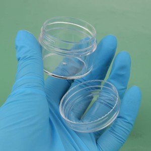 6 uds plástico vacío redondo 20g tarro transparente 0,66 oz uñas brillo bote contenedor para recarga cosméticos embalaje botella caja de almacenamiento - Product Image 1