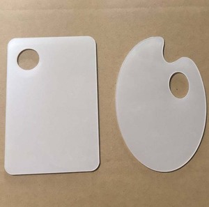 LISI Mini 10x15cm Acrylique Transparent Aquarelle <span class=keywords><strong>Gouache</strong></span> <span class=keywords><strong>Palette</strong></span> de Peinture Trou de Pouce Ovale Carré <span class=keywords><strong>Palette</strong></span> de Peinture - Product Image 3