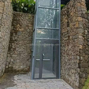 Elevador compacto para el hogar, pequeño elevador doméstico sin eje para interiores y exteriores, <span class=keywords><strong>mini</strong></span> elevador residencial para Villa hidráulica personal para casa - Product Image 1