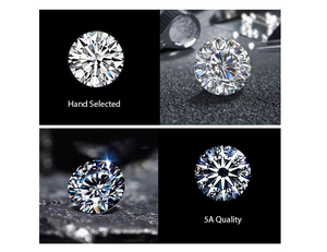 공장 보석 아이스 아웃 남자 반지 925 스털링 실버 화이트 골드 도금 VVS1 Moissanite 결혼 반지 고급 보석 반지 남성용 - Product Image 5