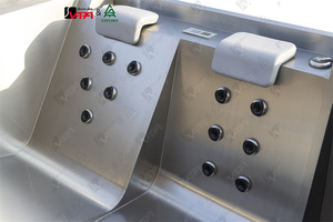 VAPASAUNA Bañera de Hidromasaje Híbrida con Calefacción Dual a Leña y Eléctrica, Panel de Control SPA.NET, Diseño Moderno Cuadrado para Jardín, Lujo y Bienestar al Aire Libre - Product Image 5