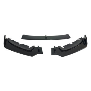 ชุดแต่งลิ้นหน้า 3 ชิ้น ABS สีดำเงา ลายคาร์บอน สำหรับ BMW ซีรีส์ 4 ปี 2013-2019 - Product Image 2
