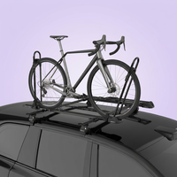 Porte-vélos de toit de voiture Roahtrip en alliage d'aluminium pour SUV, berline, montage universel 14-29 pouces