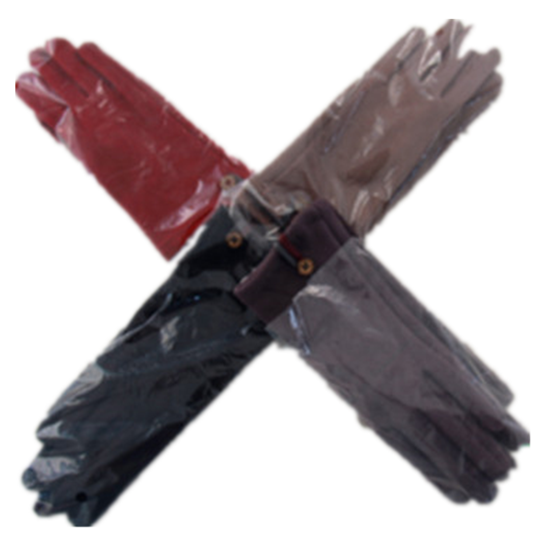 Зимние мягкие теплые женские замшевые перчатки на весь палец с манжетами и манжетами, уличные Защитные женские перчатки