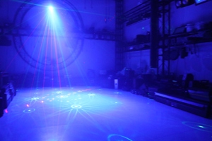 5-en-1 DMX512 Disco controlado LED Beam Light para fiesta KTV Nightclub Stage Laser Lighting - Product Image 6