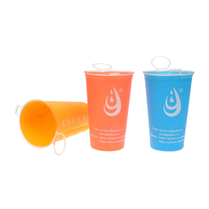 Gobelet pliable en TPU souple de 200 <span class=keywords><strong>ml</strong></span>, haute qualité, prix de gros, vente chaude, pour la randonnée, l'escalade et les voyages en plein air - Product Image 1