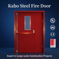 Puerta ignífuga con certificación UL para protección contra incendios en EE. UU., disponible en lotes según lo solicite.