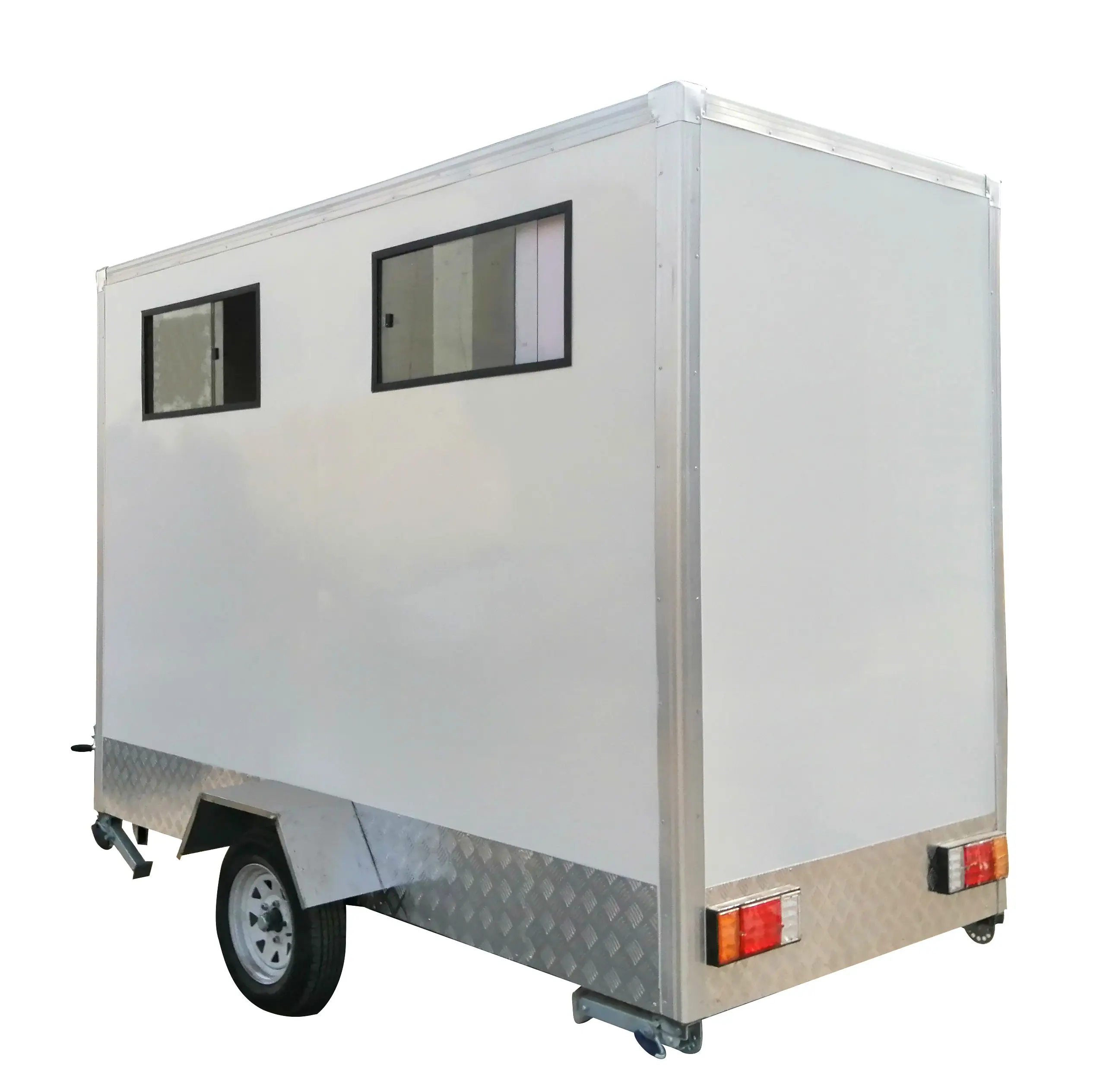 Mobile portable chemical mobile trailer toilets