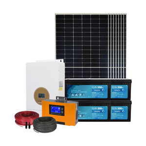 Système d'énergie solaire hybride 10kw 8kw 5kw, système solaire complet pour les ménages - Product Image 1