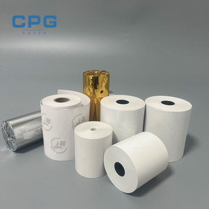 Papel para Caja Registradora de 57x40mm al por Mayor, Libre de BPA, 48gsm, Papel Térmico Liso para Terminal de Tarjetas de Crédito de 57mm - Product Image 1
