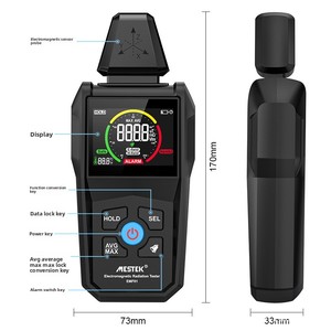 EMF-Detektor und Emissions dosimeter Röntgens trah lungs <span class=keywords><strong>tester</strong></span> mit Schallalarm EMF01-Modell zur effektiven Überwachung - Product Image 1