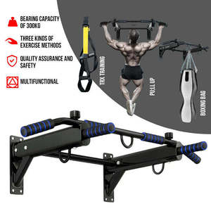 TOPTONS Attrezzatura Fitness Domestica di Alta Qualità, Stazione Dip, Barra per <span class=keywords><strong>Trazioni</strong></span> da <span class=keywords><strong>Porta</strong></span>, Barra per <span class=keywords><strong>Trazioni</strong></span> a Muro, Barra per <span class=keywords><strong>Trazioni</strong></span> Autoportante - Product Image 2