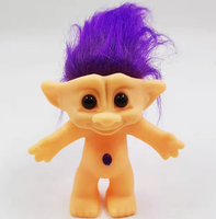 Poupée indienne moche poupée Troll rétro en PVC des années 80 poupée nostalgique cheveux longs jouet de cheveux magique décompression jouet personnalisé