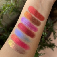 Nouveau fard à paupières pressé multicolore Duochrome miroitant crème fards à paupières imperméable Duochrome