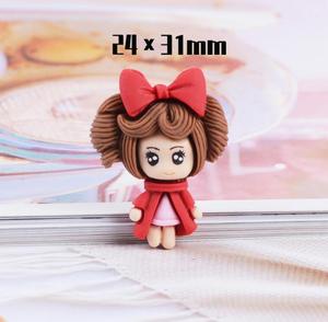 Figuras de dibujos animados de <span class=keywords><strong>resina</strong></span> epoxi para manualidades, Charms de <span class=keywords><strong>resina</strong></span> 3D populares para regalos de cumpleaños para niñas - Product Image 3