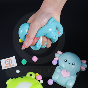 Newest Squeeze Mochi Squishy Animal Toys <b>Rubber</b> & <b>Plastic</b> Cute Frog Decompression Toy Ultra Soft for Adults & Kids 5-7 Years - Product Image 5