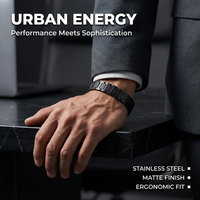 Bracelet magnétique en acier inoxydable pour hommes, thérapie magnétique, aimants, énergie positive, soin, bijoux en silicone, bracelet de couple, ions négatifs personnalisés