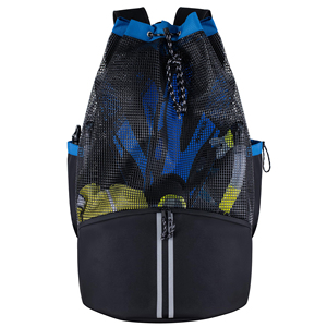 Nouveau sac de plage en filet pour la plongée sous-marine, sac à dos en filet pour l'équipement de plongée sous-marine et de plongée avec tuba - Product Image 1