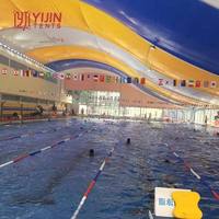 Structure de Toiture en Membrane Tissée en Acier pour Aménagement Paysager Extérieur, Abri de Piscine et Couverture de Terrain