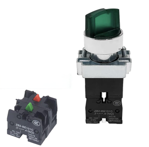 Interrupteur rotatif ABS YHBS-XB2-22RD avec lumière, 10A, ouverture 22mm, IP65, pour usage domestique, livraison non incluse - Product Image 3