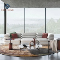Ensemble de canapé sectionnel modulaire de luxe italien haut de gamme pour salon chaise de canapé de salon de meubles modernes