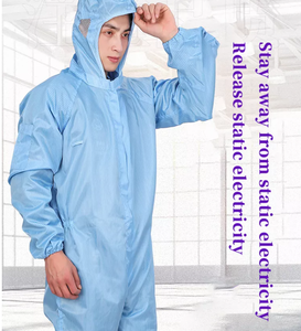 عالية الوضوح البرتقال الاستاتيكيه العمل ESD الملابس المخصصة بسحجاب إغلاق الجبهة معاطف السلامة مختبر بدلة واقية من الماء - Product Image 2