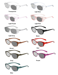 軽量カスタムロゴ産業安全アンチフォグゴーグル花粉アレルギーPC透明ワークメガネフォトクロミックゴーグル - Product Image 2