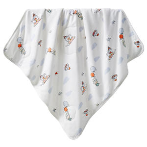 Manta para envolver al bebé, 100% algodón, patrón de dibujos animados, primavera, otoño, invierno, toalla para envolver recién nacidos, suministros de maternidad - Product Image 1