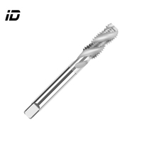 Outils de taraudage HSSE pour machines, HSS M3-M12, en acier rapide, tarauds à 3 cannelures à pointe spirale, haute précision, finition Nano TiN, personnalisés CNC