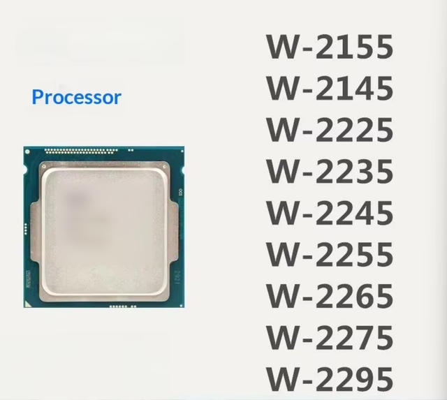 New for Xeon W-2125 2155 2225 2245 2255 22652275 2295 Cpu 10-core 3.4GHz Fm1 Socket Server Use 22nm
