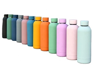 Bouteille d'eau isotherme en acier inoxydable 500 ml avec logo personnalisé, écologique, isolation sous vide 12-24 <span class=keywords><strong>heures</strong></span>, cadeau - Product Image 1
