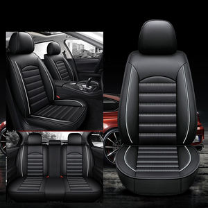 Fundas de Asiento de Coche de Cuero Premium, Juego Completo, Ajuste Universal para la Mayoría de los Vehículos, Protectoras, Impermeables, Duraderas, para Todo el Año - Product Image 3