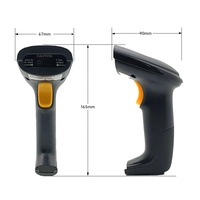 Escáner de Códigos de Barras 1D y 2D con Cable JR 710D, Escáner de Códigos QR Portátil de Alta Velocidad para Almacén
