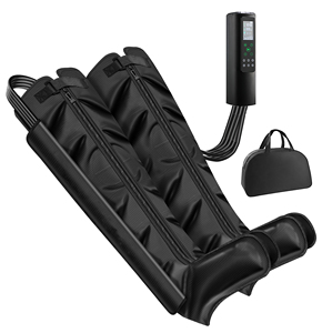 جهاز تدليك كهربائي للساقين بـ 6 غرف، أحذية ضغط هوائية للعلاج، مدلك للساقين لتخفيف آلام العضلات - Product Image 1