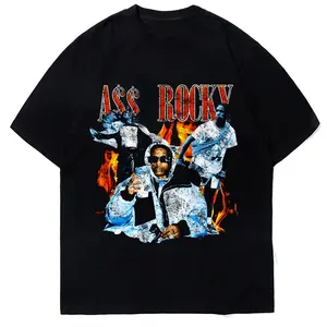 Factory Price 100 % Cotton Custom Oversized Tshirt Men Hip Hop T Shirt