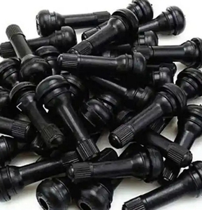 Valvola per pneumatici auto e camion ad alta pressione <span class=keywords><strong>TR</strong></span> 412/413/414 a scatto, in gomma, tubeless - Product Image 1