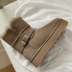 Envío Directo, Zapatos de Diseñador Tasmans, Zapatillas de Moda, Botas de Nieve de Plataforma con Peluche, Cálidas, de Lujo, para Otoño e Invierno - Product Image 4