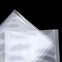 Sac sous vide de stockage de scellant en plastique en relief pour aliments sac d'emballage alimentaire sous vide en plastique personnalisé en nylon pour saucisse
