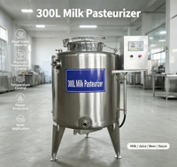 Commerciële hete verkoop melkpasteurisatiemachine, ijsroompasteurisatiemachine en pasteurisator